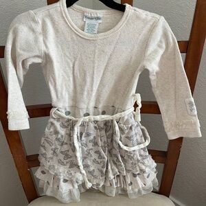 Cute cream frilly dress